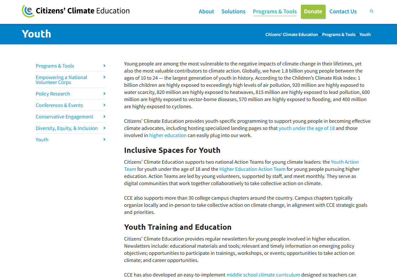 Citizens' Climate Education (CCE) preview